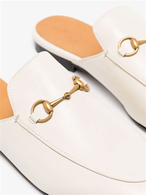 gucci princetown mule white flower|Gucci princetown mules on sale.